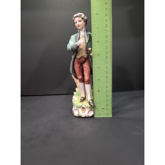 Capodimonte Young Man With Violin Figurine, Porcelain Figurine, Musician Decor‎ - Picture 8 of 9